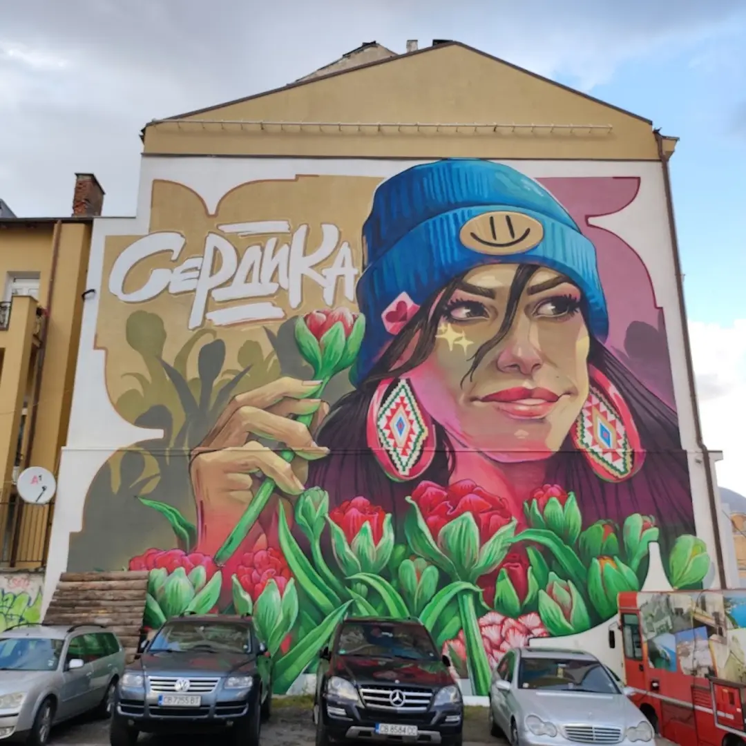 Zona Graffiti nel Centro Storico di Sofia