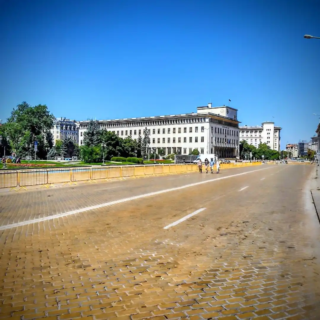 Bułgarski Bank Narodowy w centrum Sofii