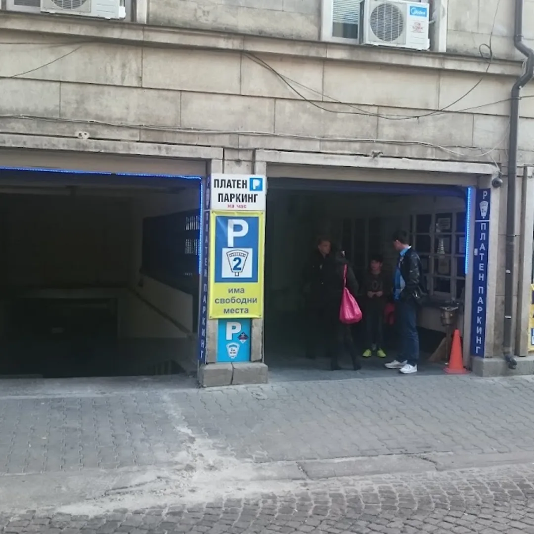 Płatny parking "Sołunska" w centrum Sofii