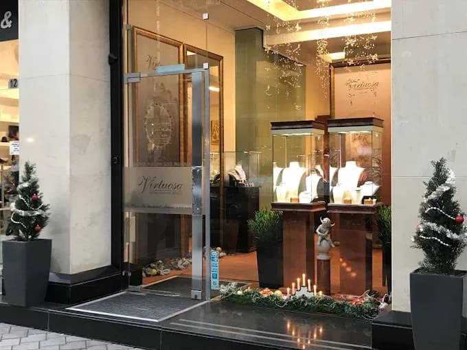 Juwelier "Virtuosa" in der Solunska Straße – Goldschmuck und Diamanten